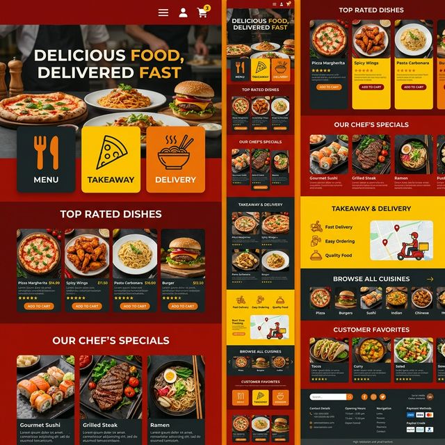 Event Catering Website Preview