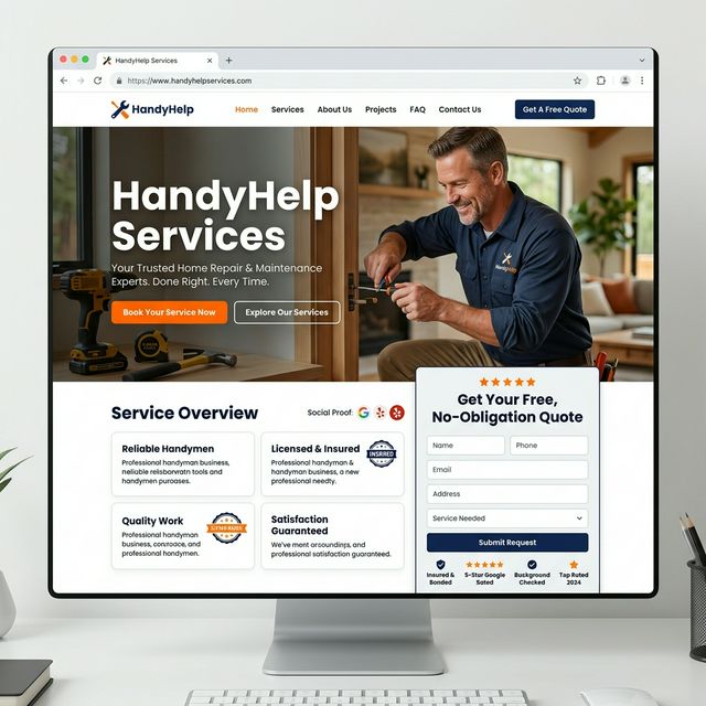 Handyman Website Preview
