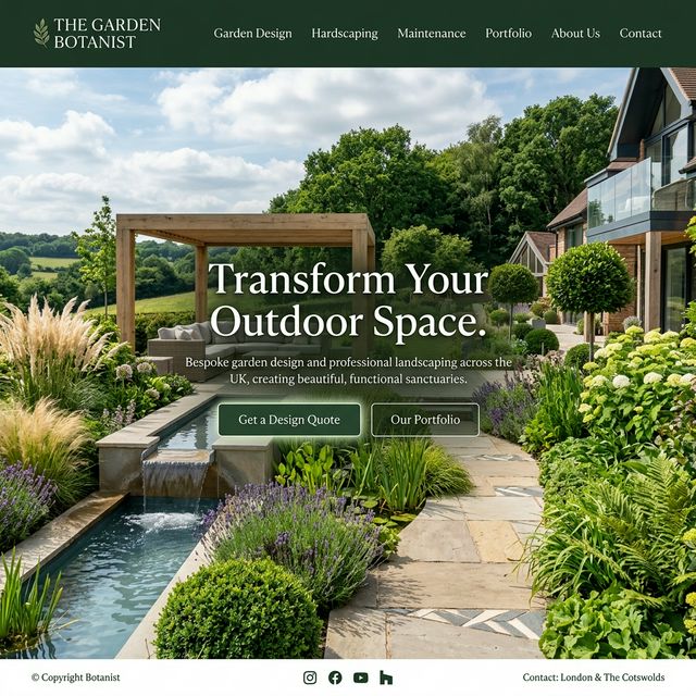 Landscaping Website Preview