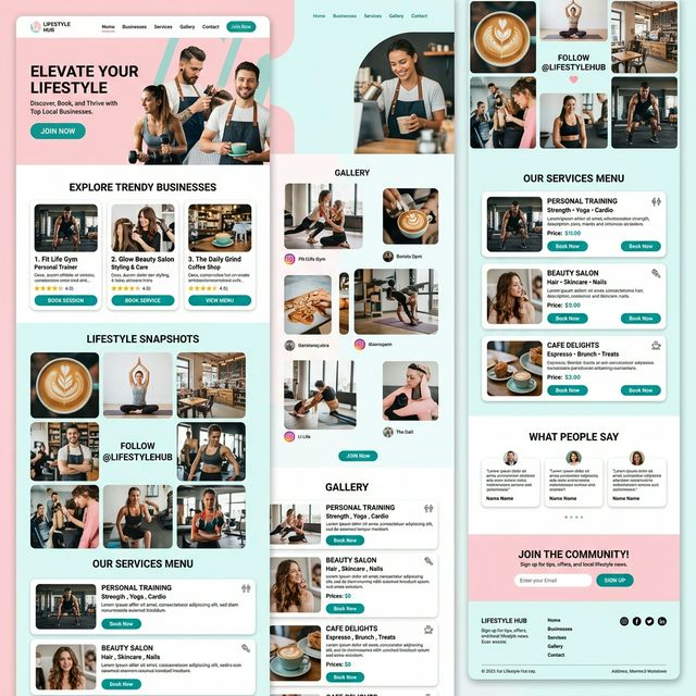 Massage Therapists Website Preview