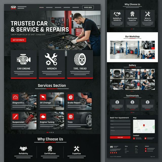 Car Body Repairs Website Moving Preview